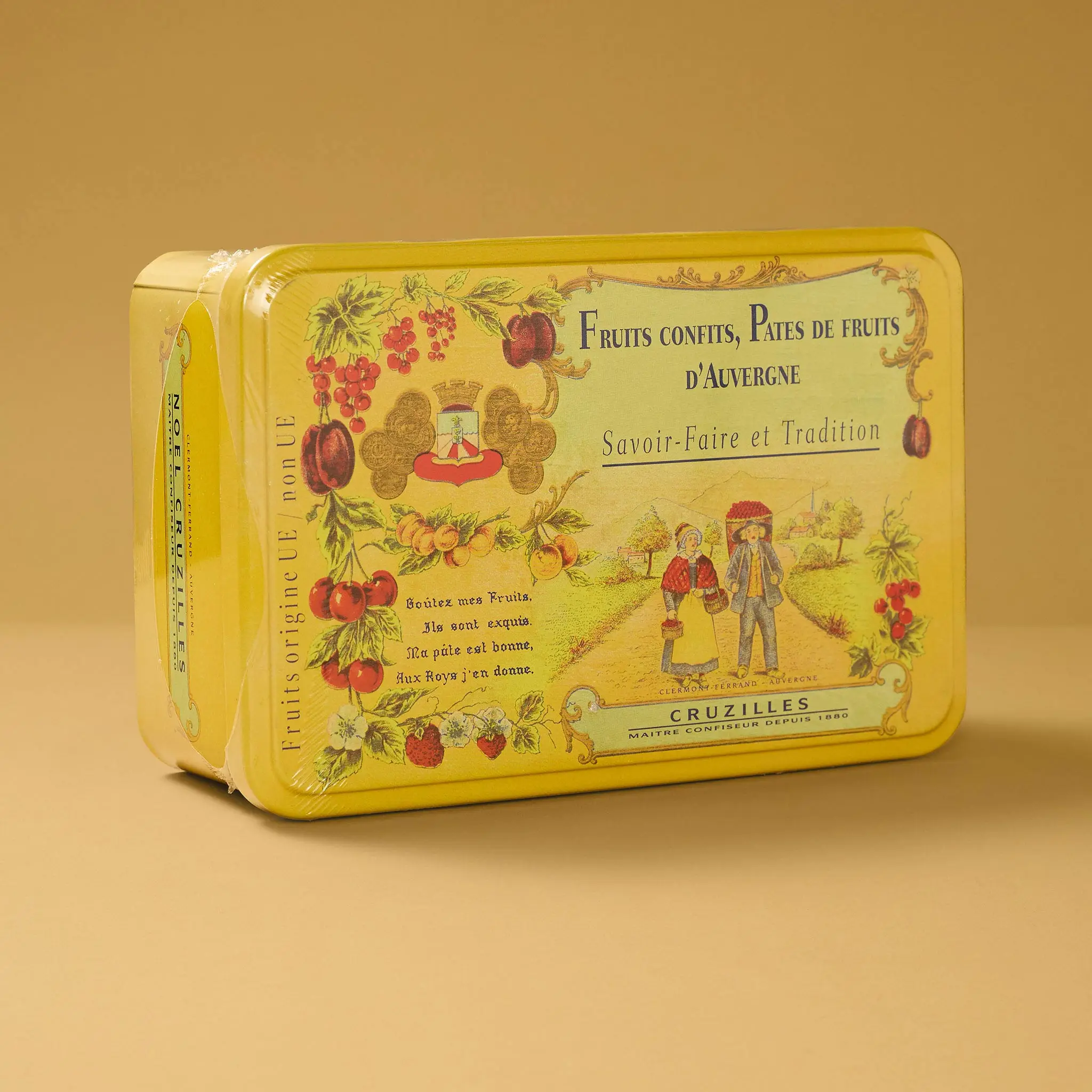 Boite Métal PATES de FRUITS 680g CRUZILLE