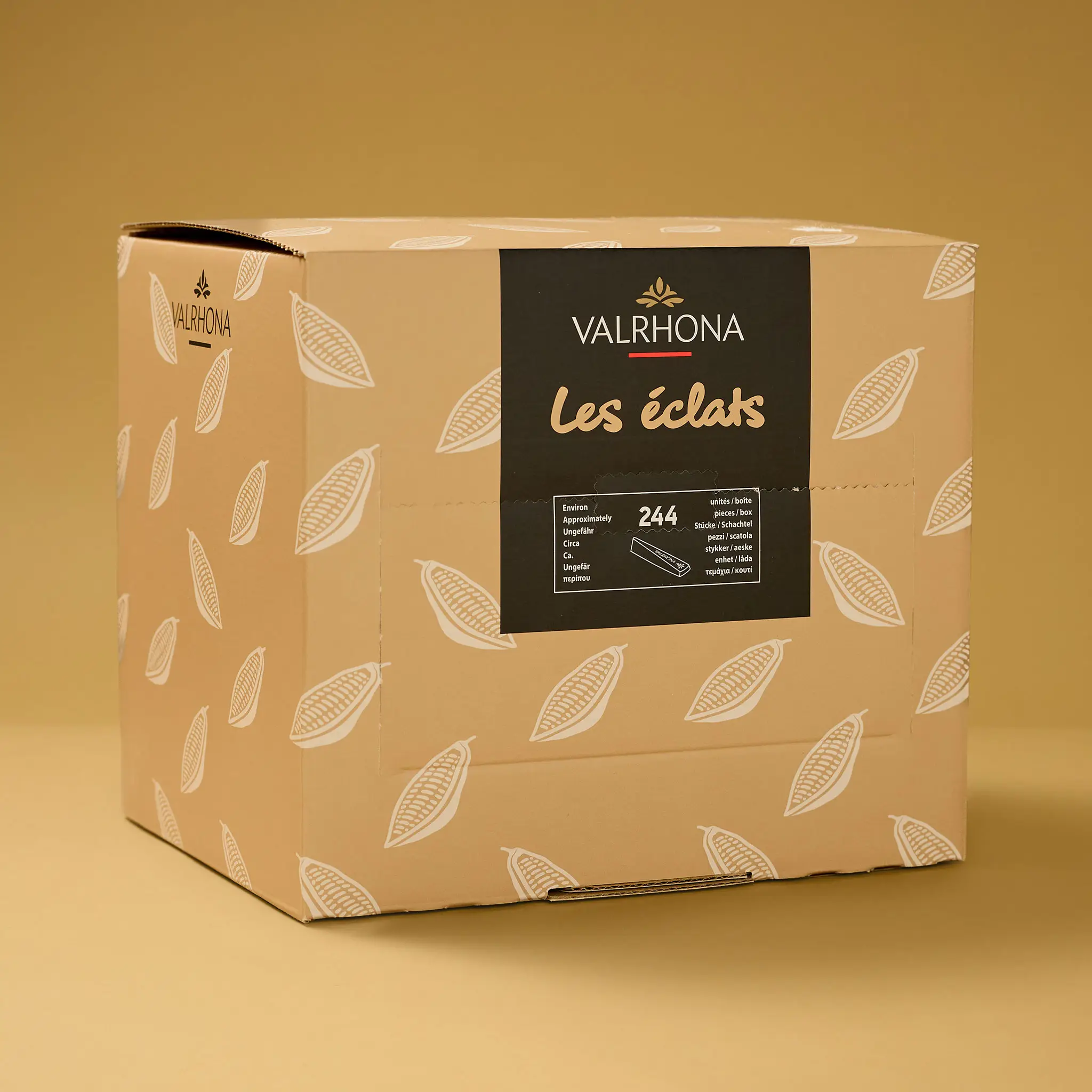ECLAT Noir 1kg (Env. 244 pièces)    VALRHONA