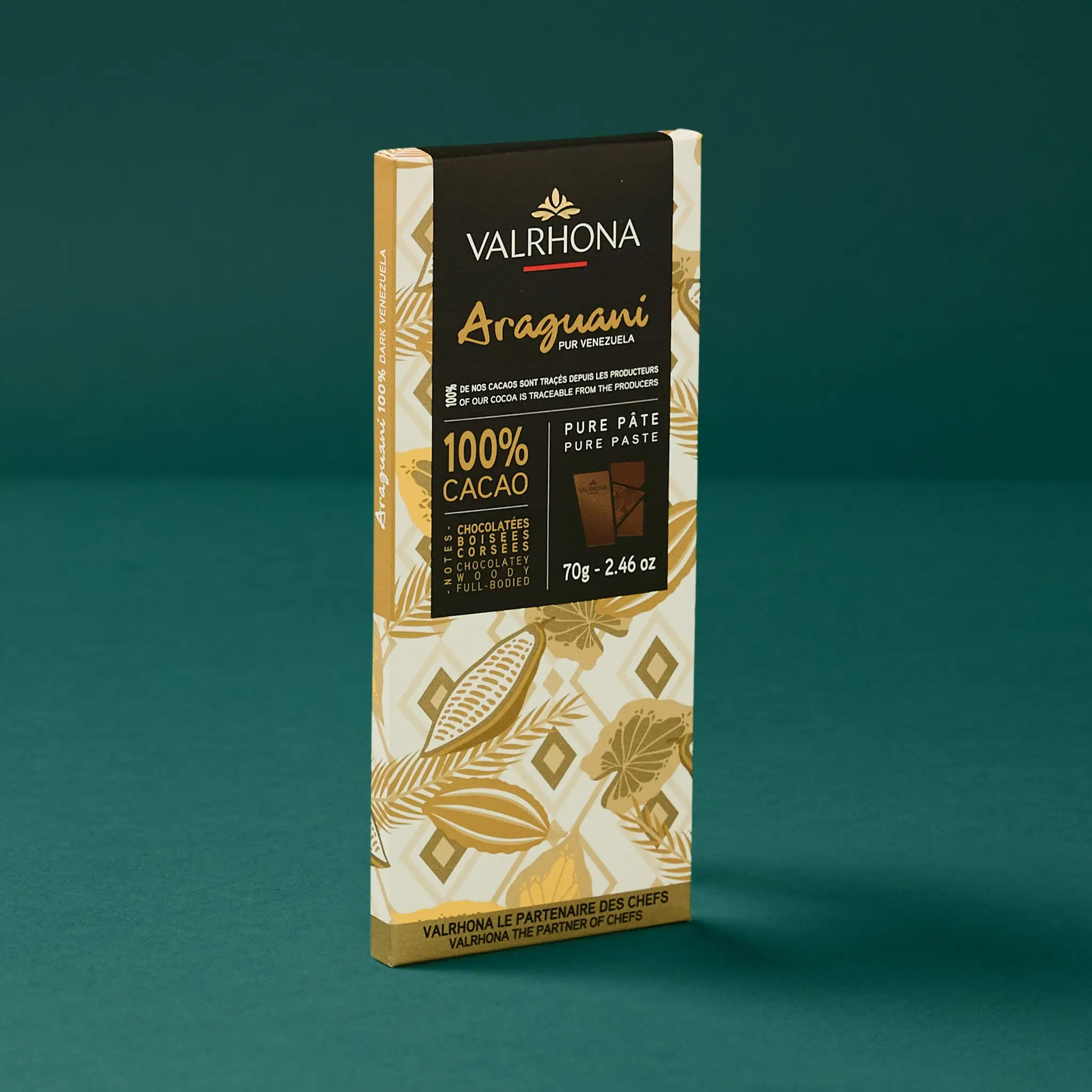 Tab Araguani 100%    Venezuela 70g    VALRHONA