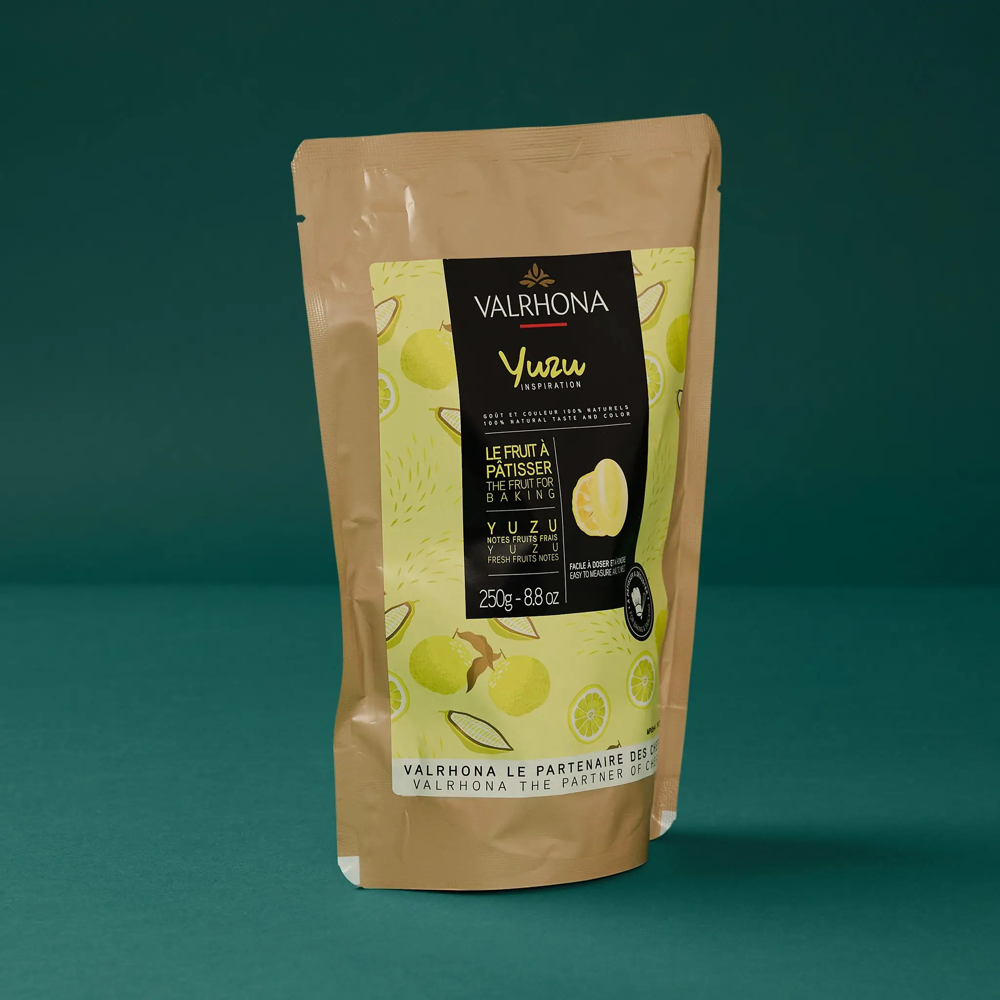 Chocolat INSPIRATION YUZU fève 250g    VALRHONA
