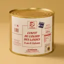 CONFIT de CANARD 6 cuisses 2kg    DUPERIER