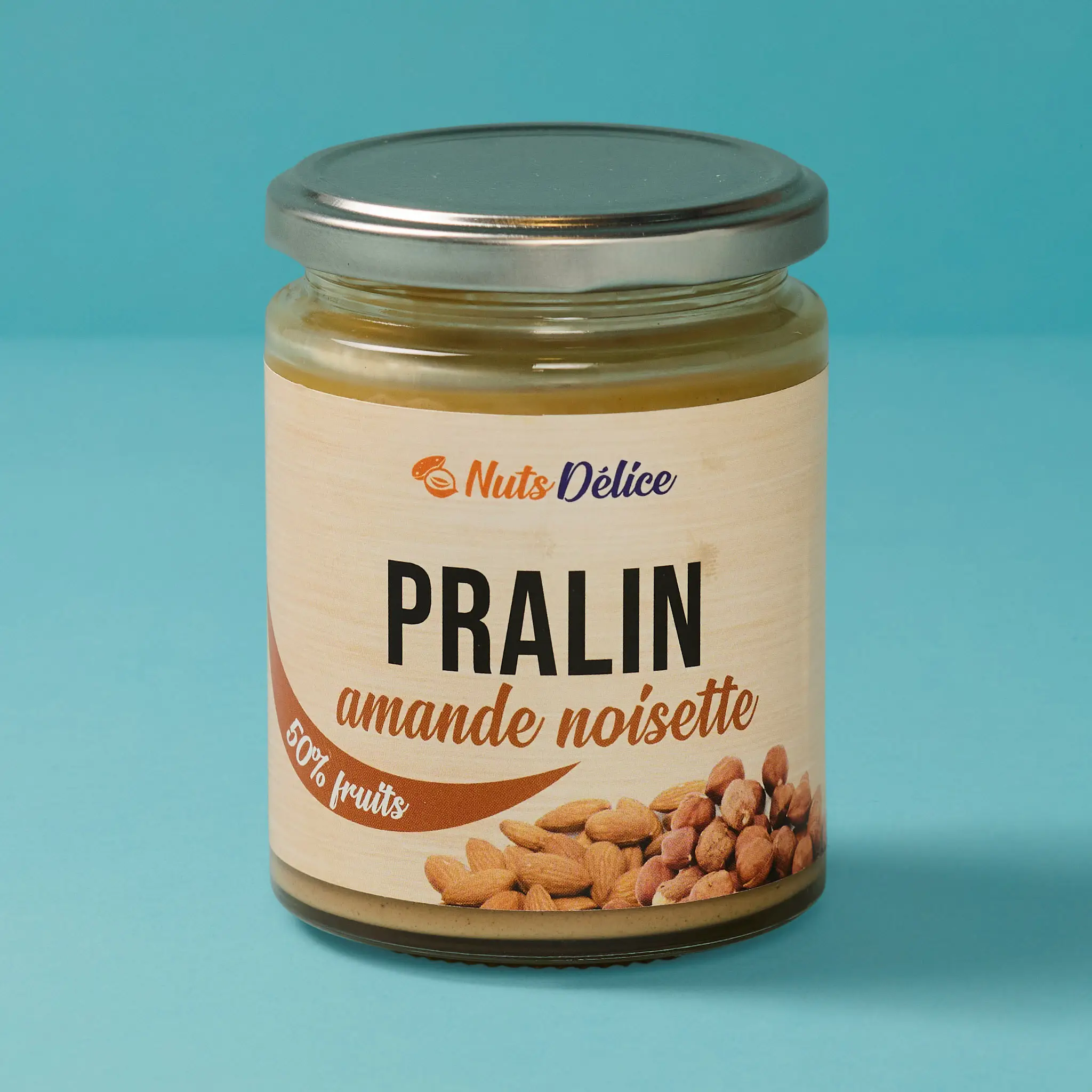 Praliné amande/noisette 50%    300g    NOIX GAI