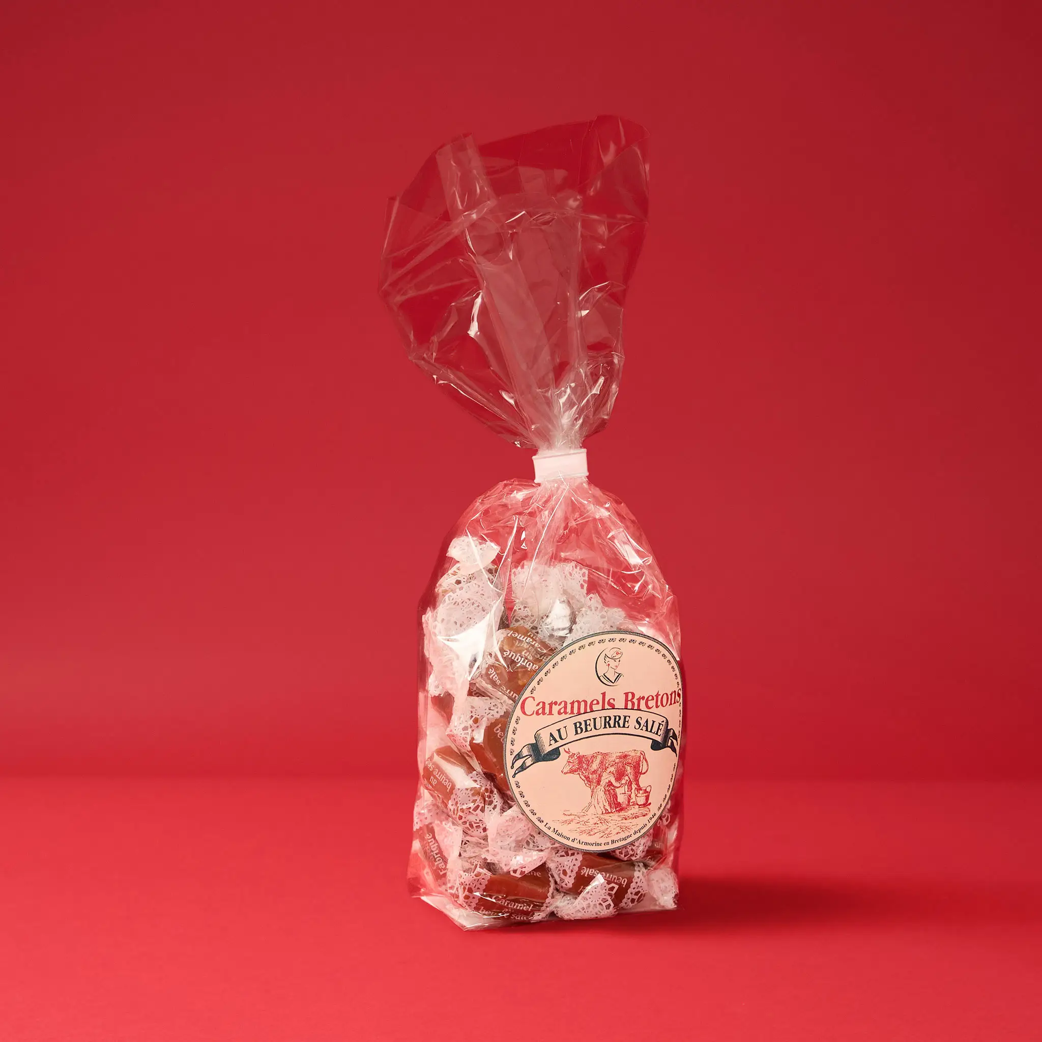 CARAMEL Beurre salé    sachet  200g    ARMORINE