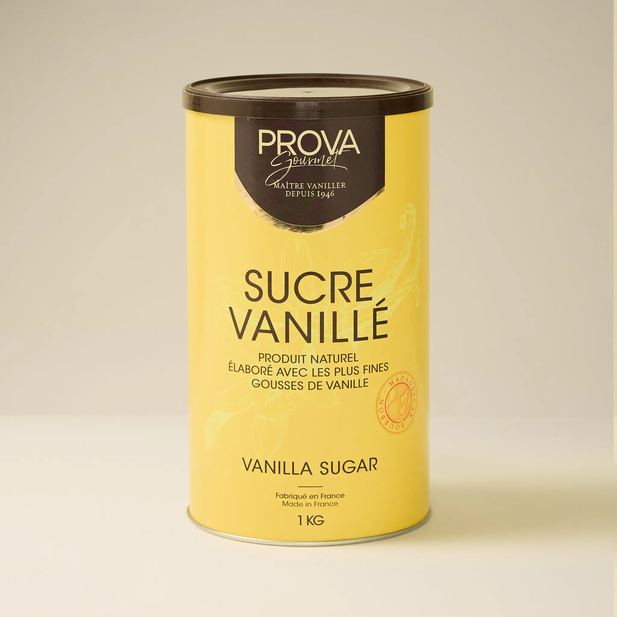 SUCRE   VANILLE Nature VANIFLOR 1kg    PROVA