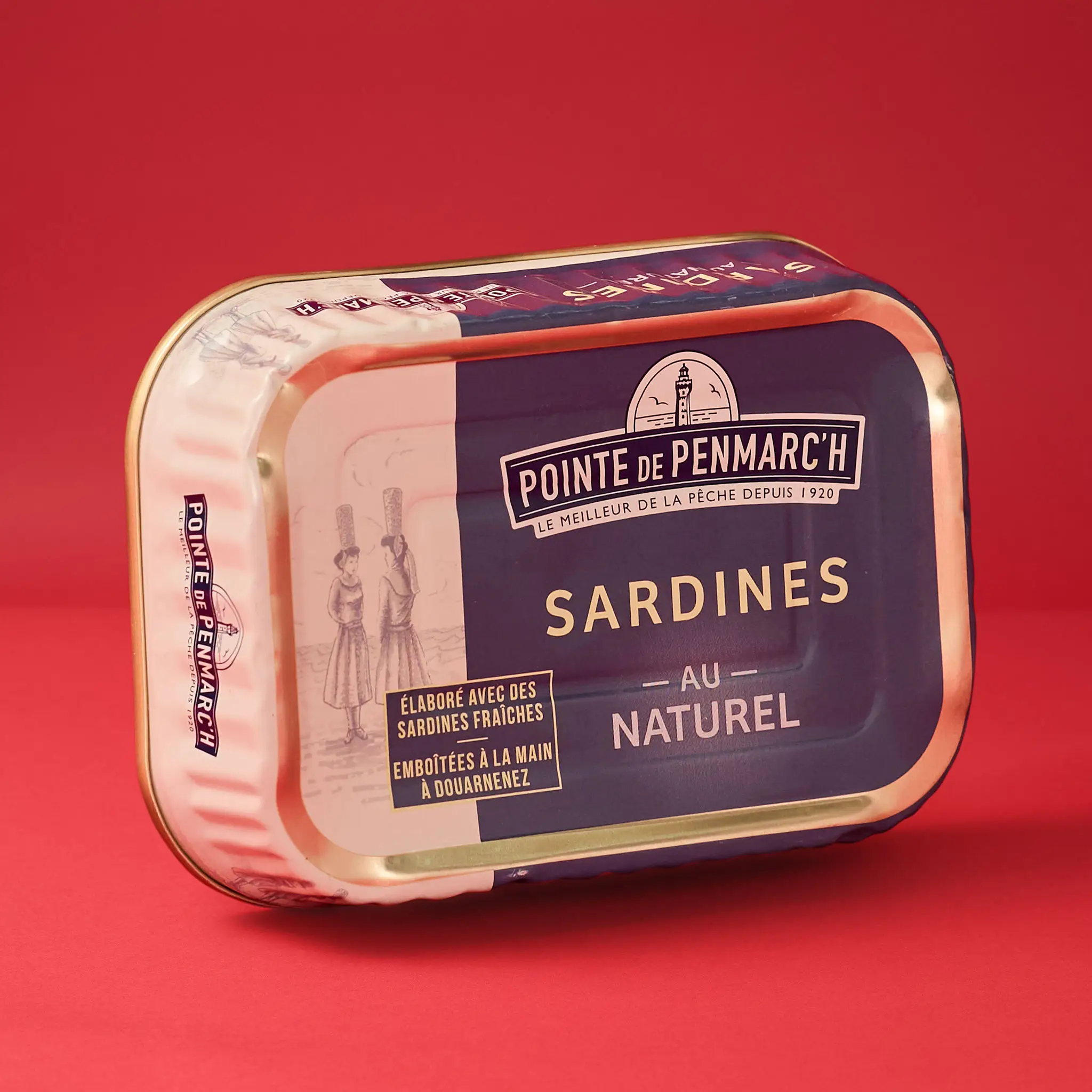 Sardines Entiéres au Naturel 135g    PENMARCH