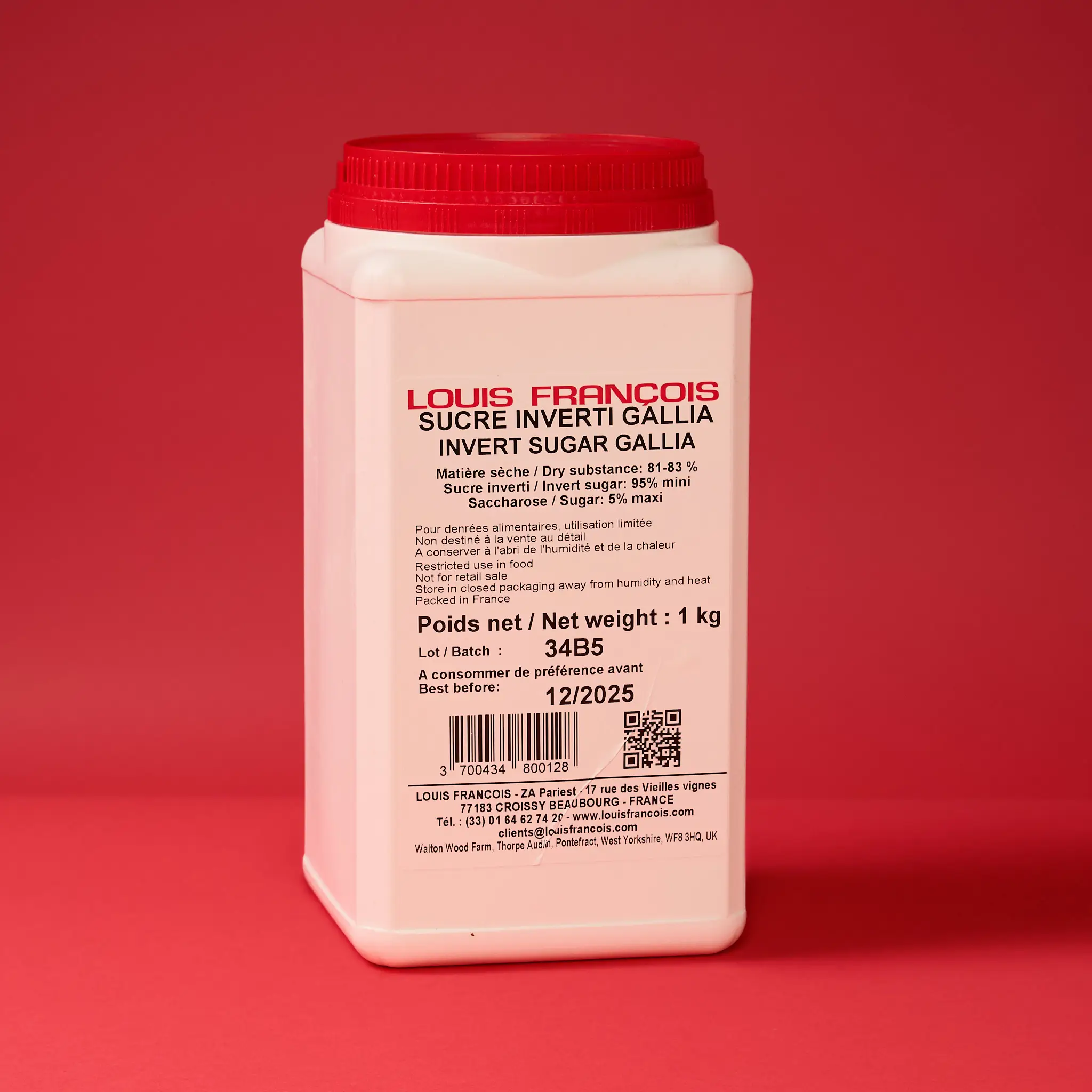 SUCRE INVERTI trémolin/stabolin 1Kg    LOUIS F