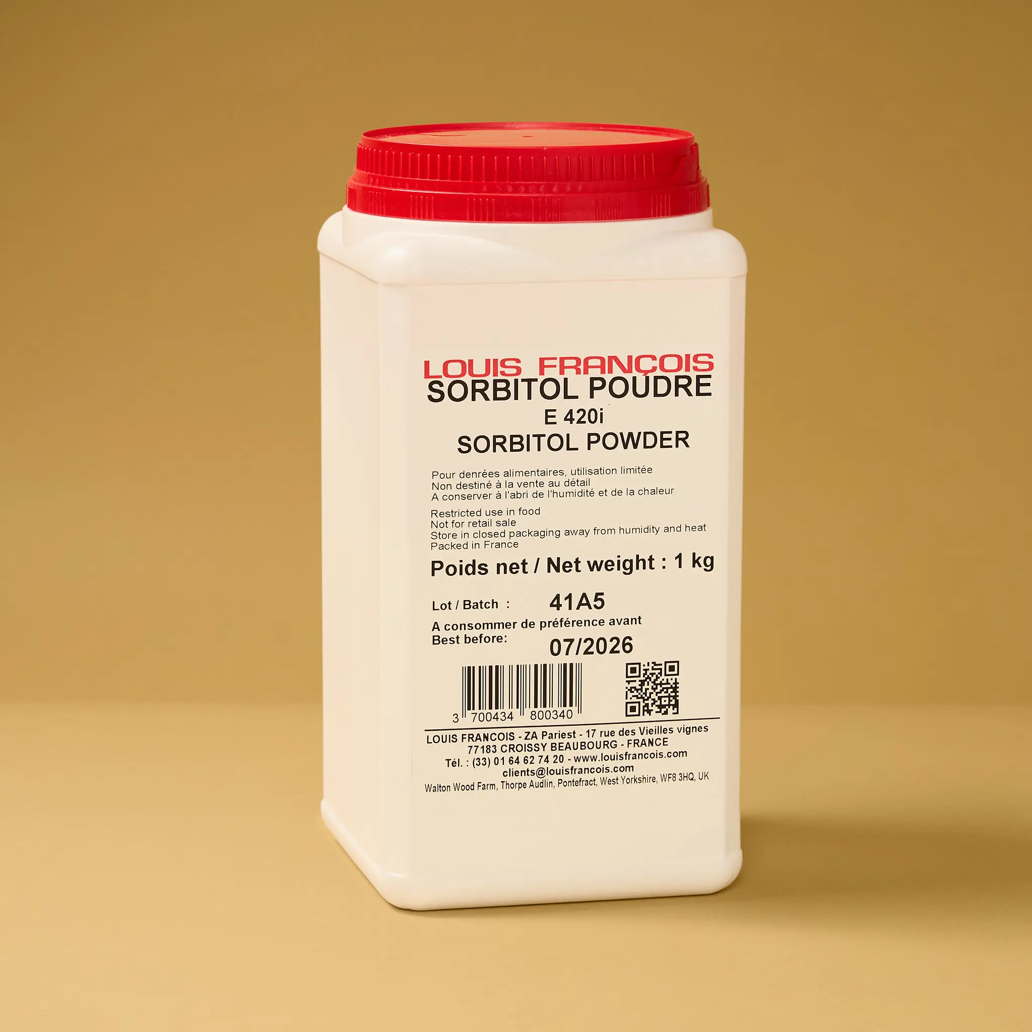 SORBITOL POUDRE  1Kg    LOUIS F
