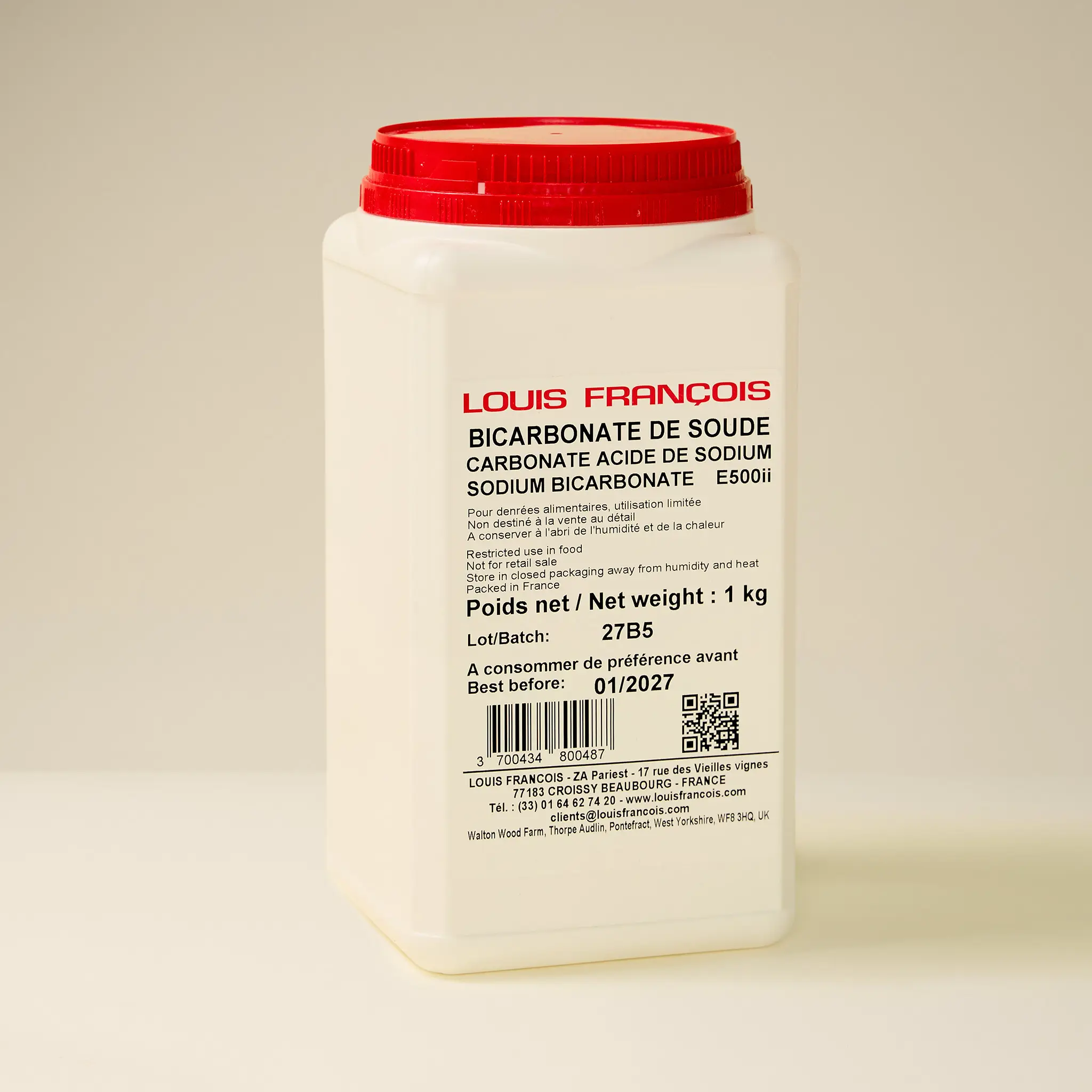 BICARBONATE de SOUDE SOLVAY     1Kg    LOUIS F