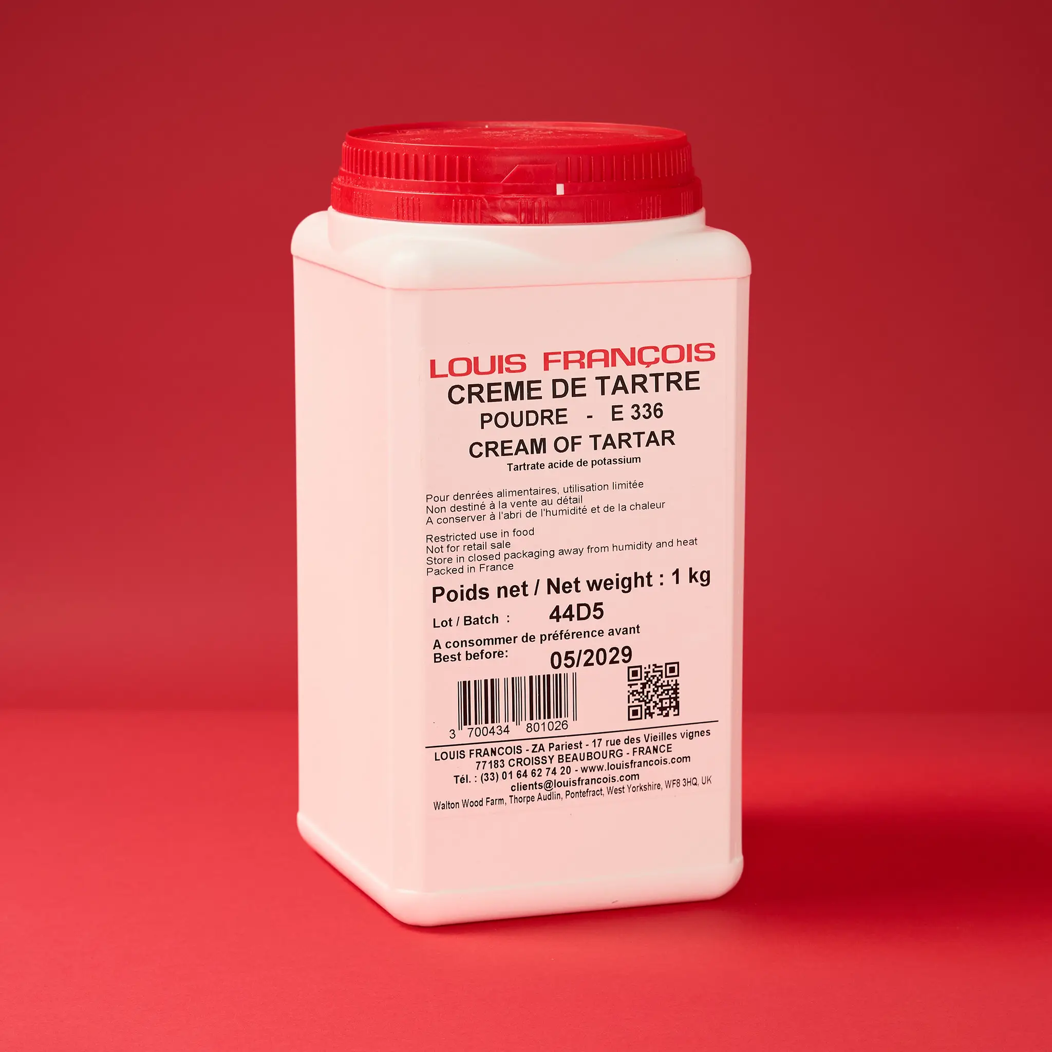 CREME DE TARTRE 1Kg  LOUIS F