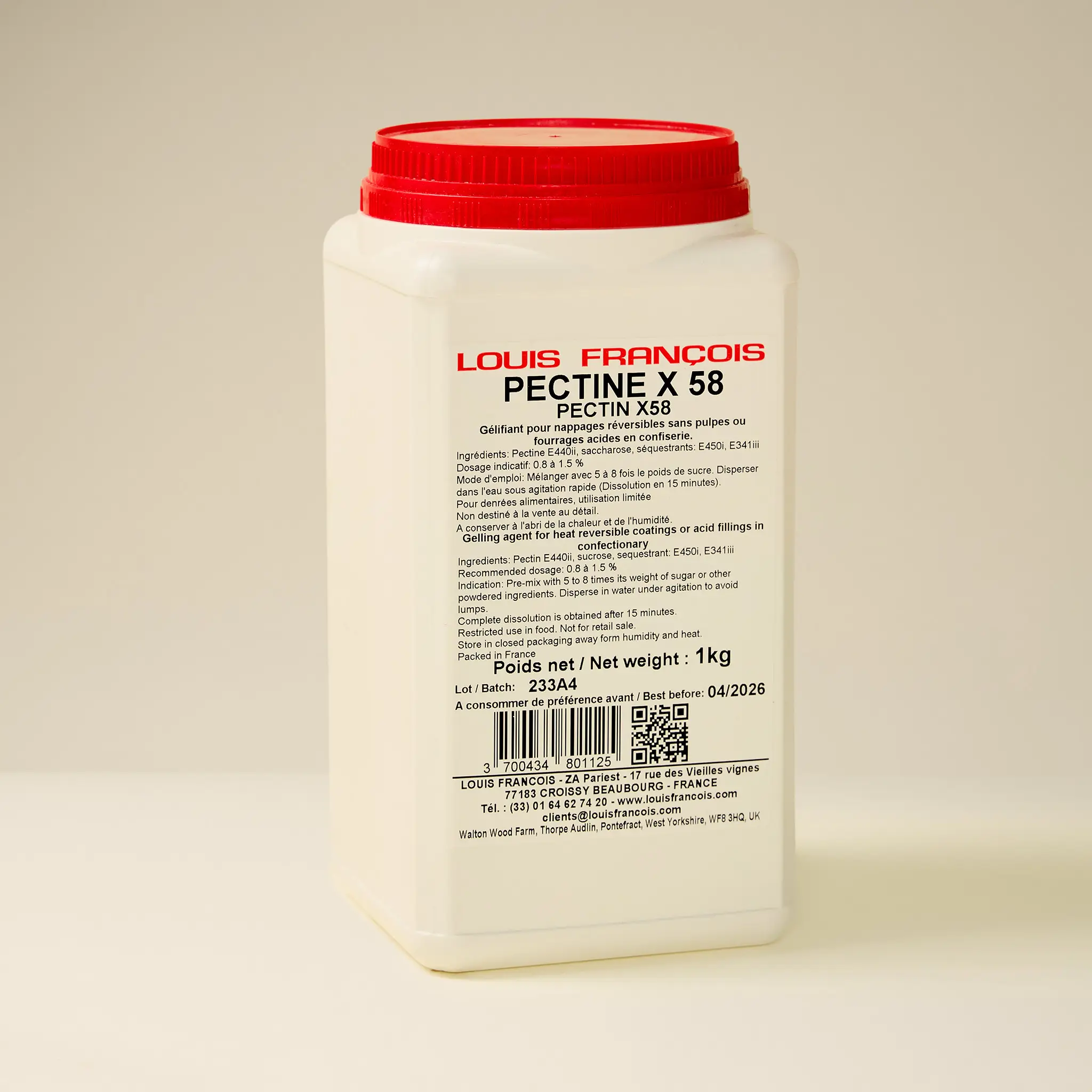 PECTINE X58   1Kg    LOUIS F