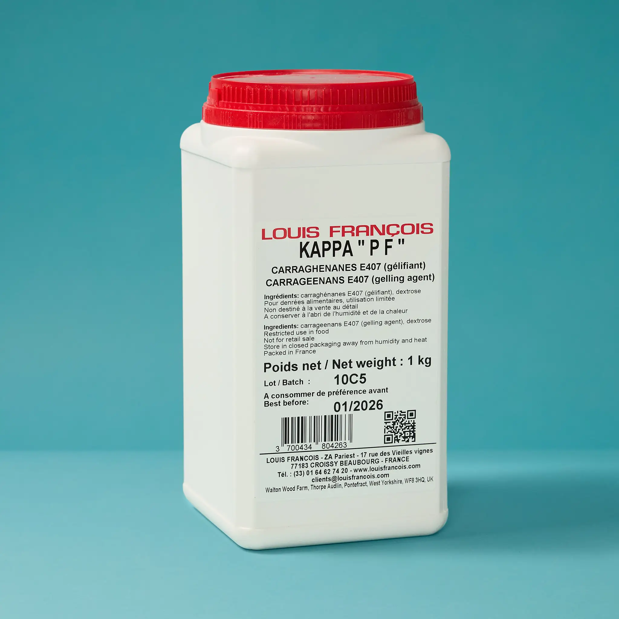 CARRAGHENATE DE SODIUM KAPPA 1Kg    LOUIS F