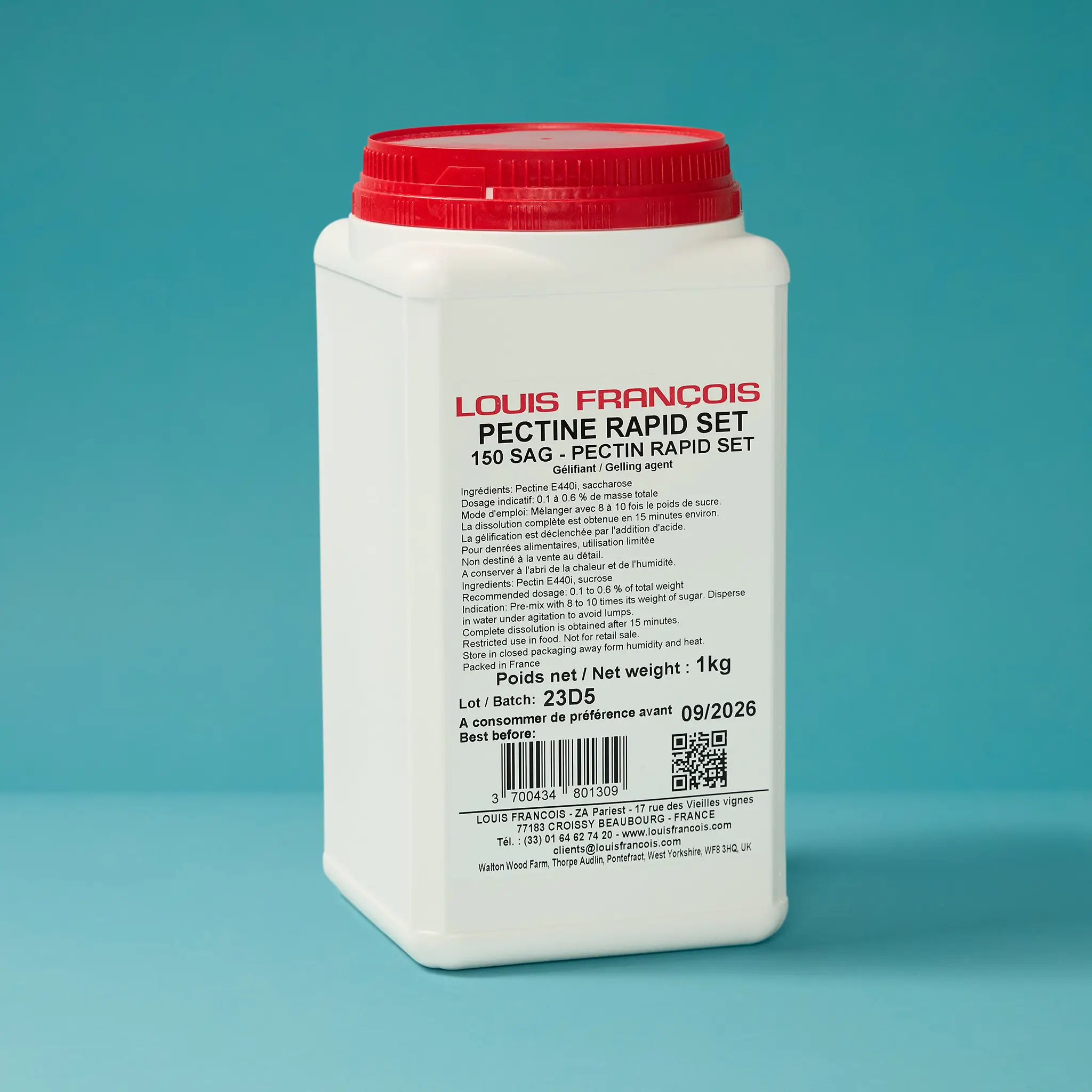 PECTINE RAPID SET (E440i) 1Kg  LOUIS F