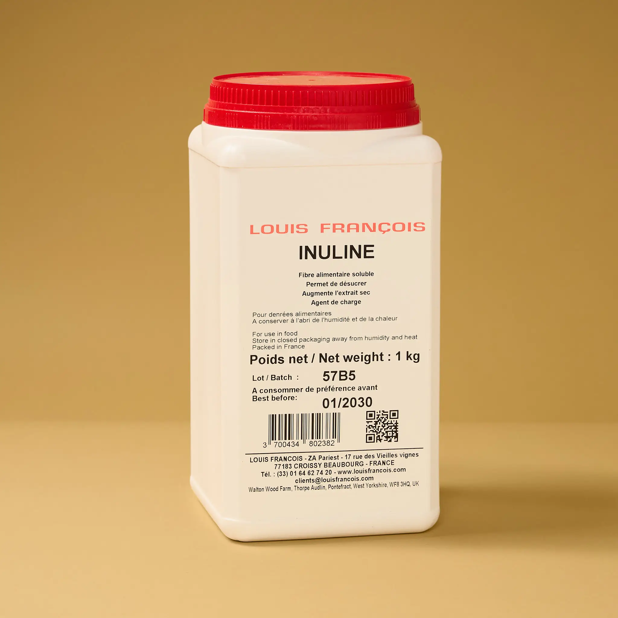 INULINE Fibre alimentaire sol   1kg    LOUIS F