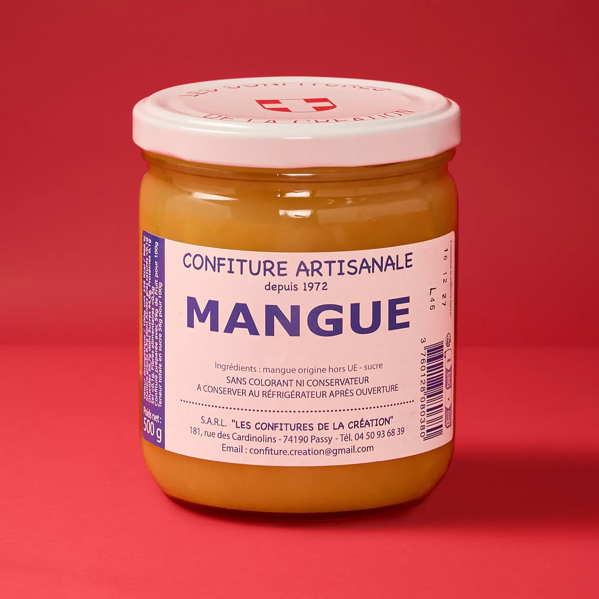 Confiture de MANGUE            500g    DARBELIN