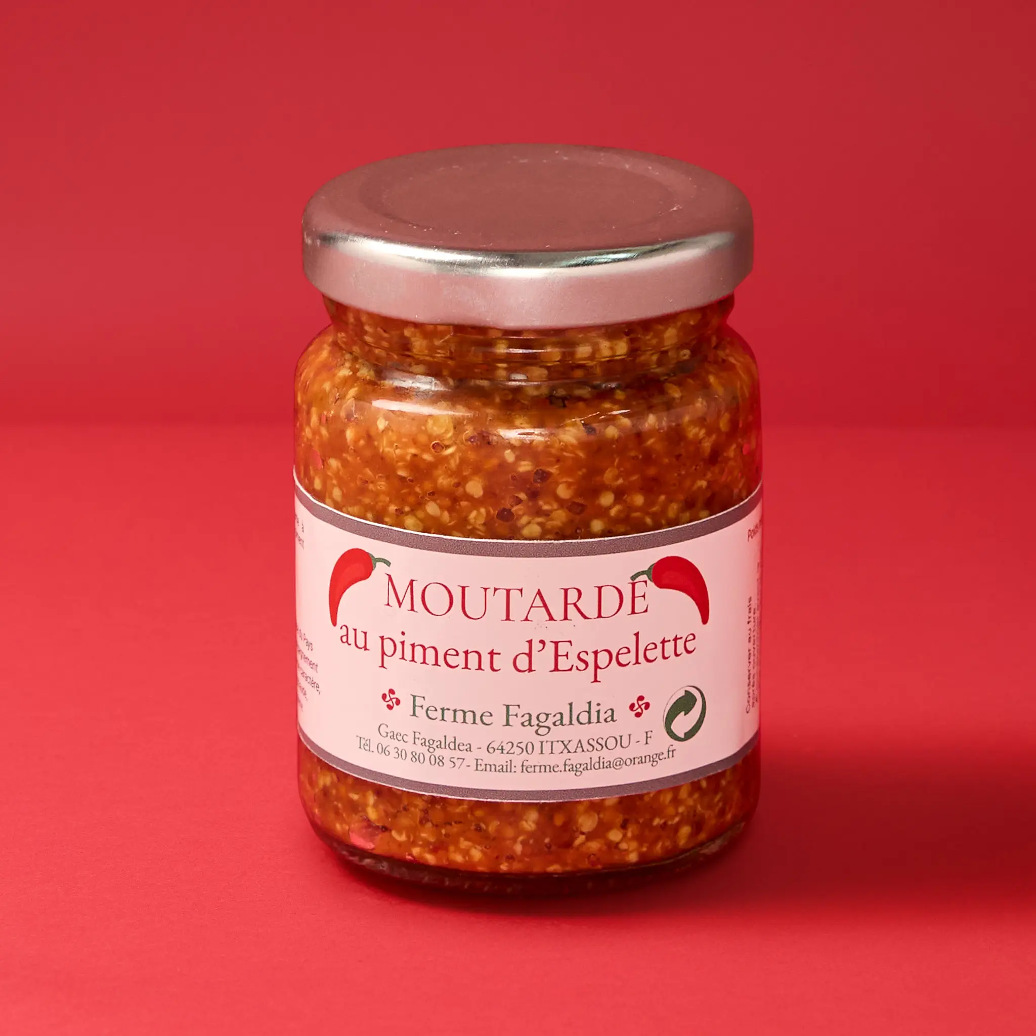 MOUTARDE ESPELETTE 90g                         FAGALDEA