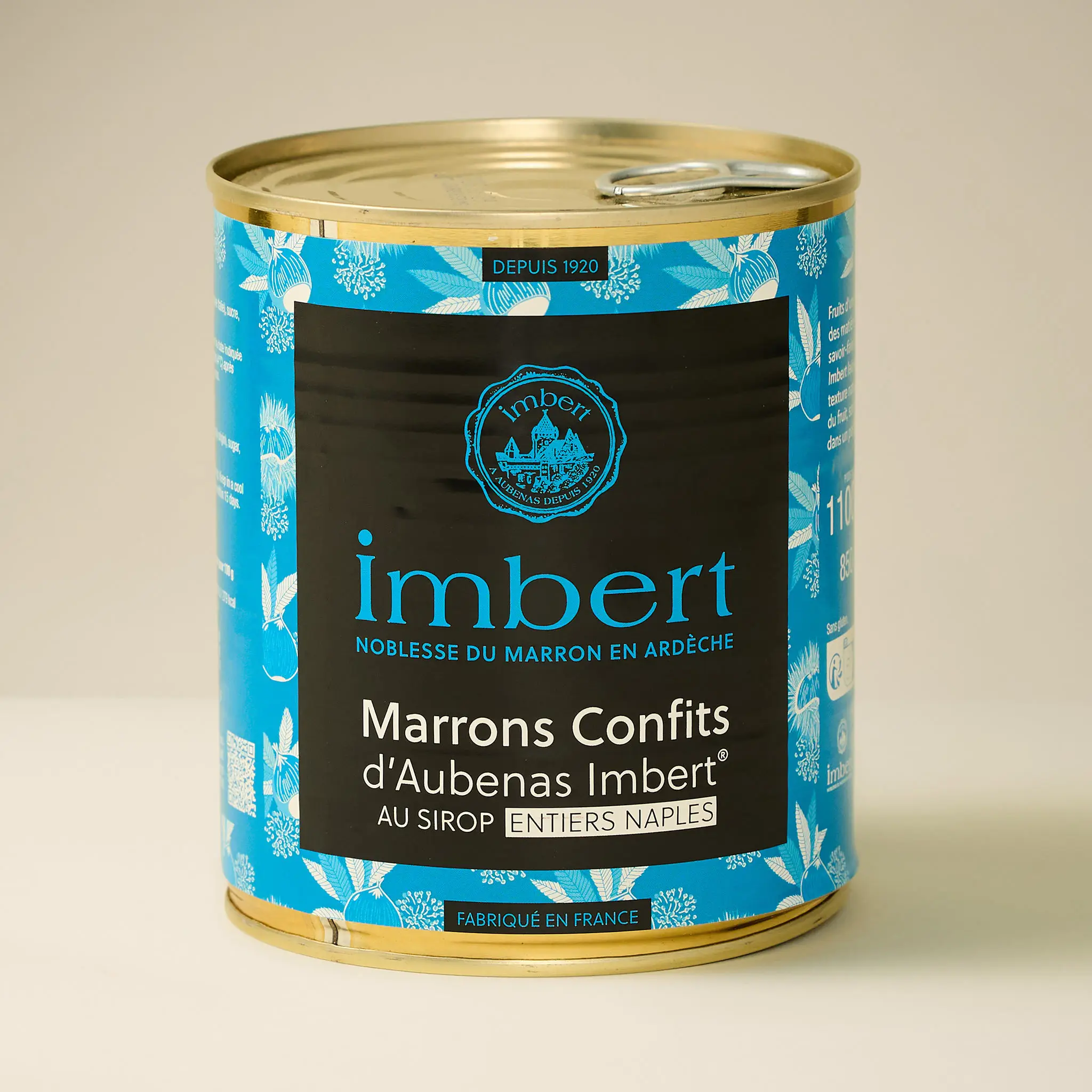 MARRONS Entier sirop d'AUBENAS  4/4    IMBER