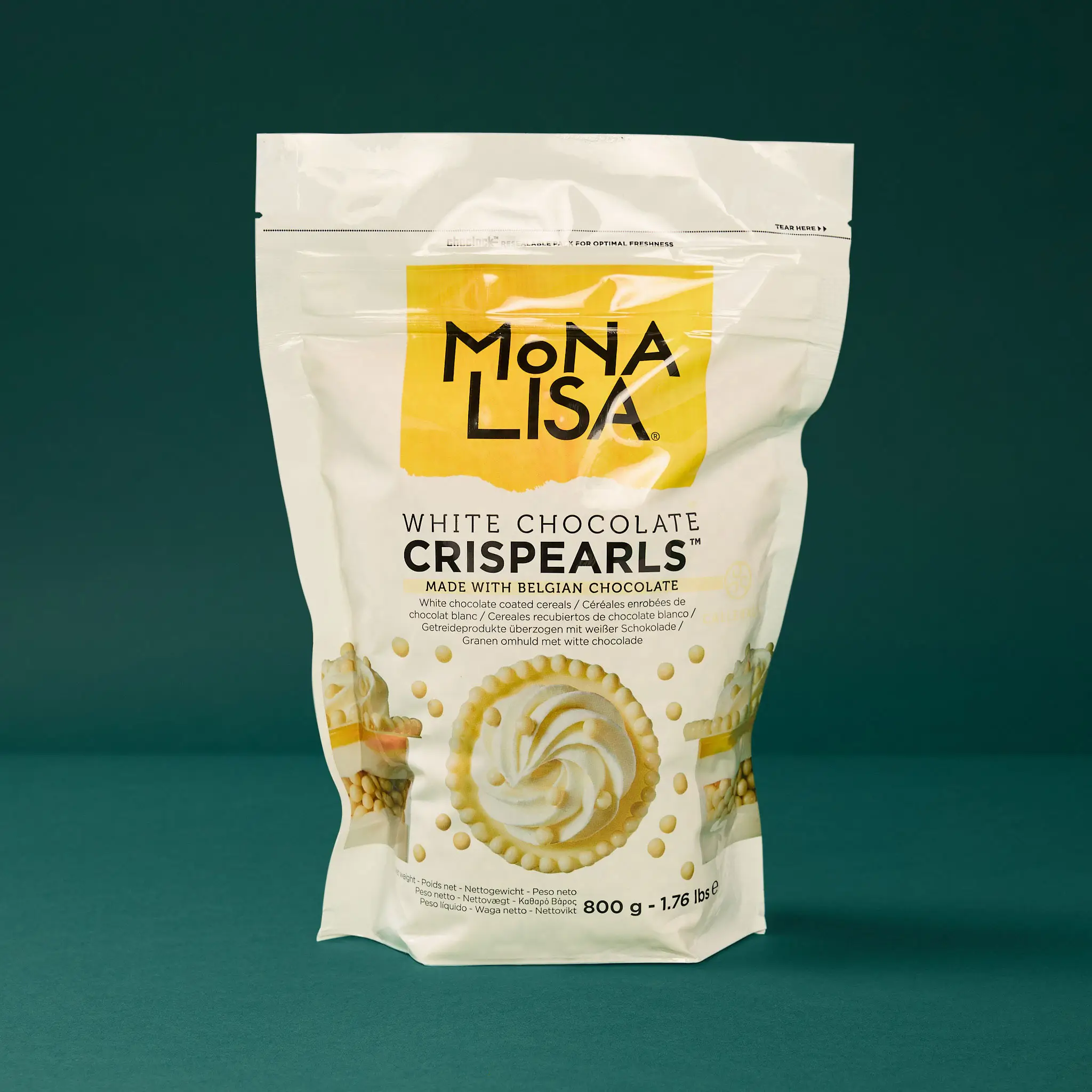 MONA LISA CRISPEARLS BLANCS BISCUITS  800g  BARRY