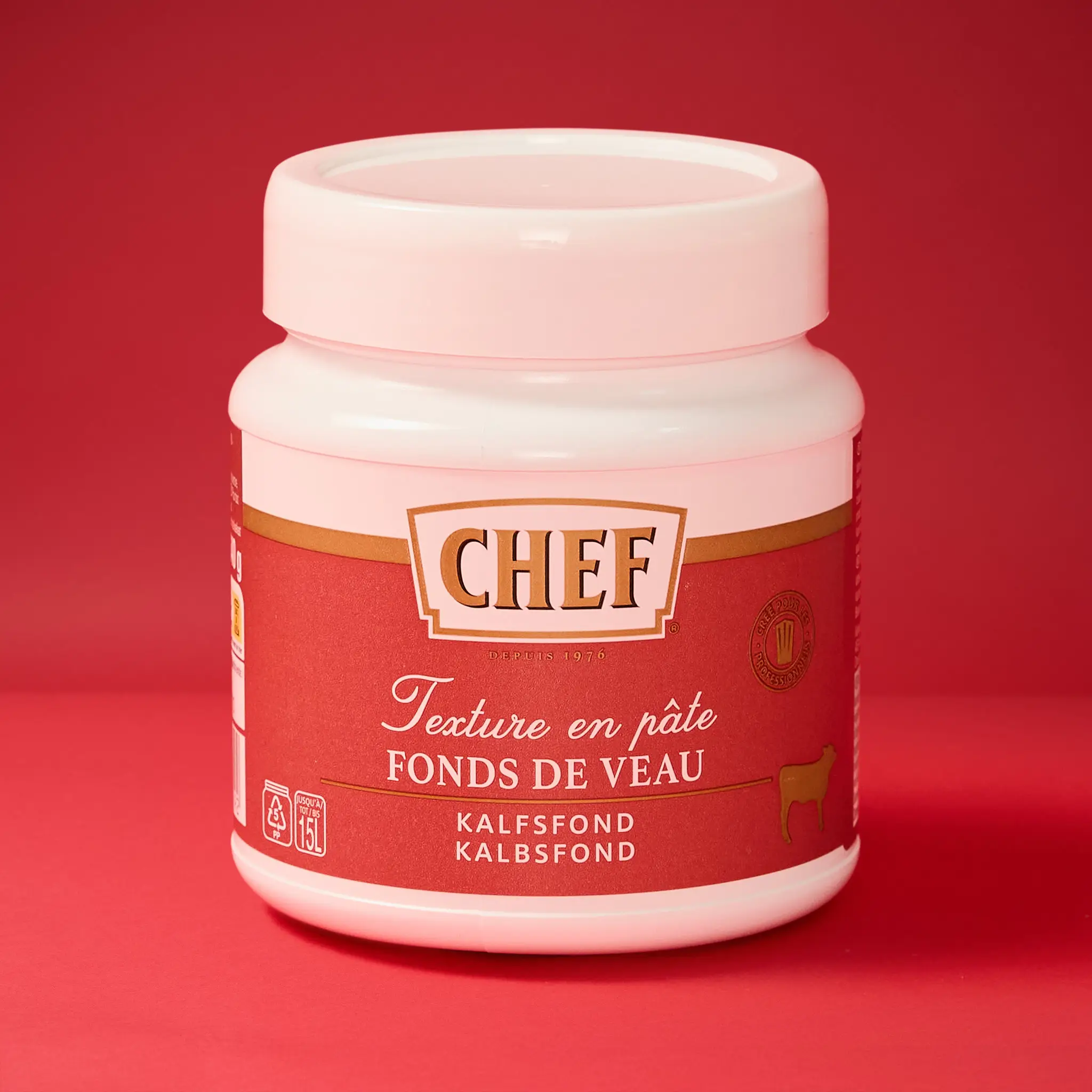Fond de Veau Pâte 640g CHEF 15L