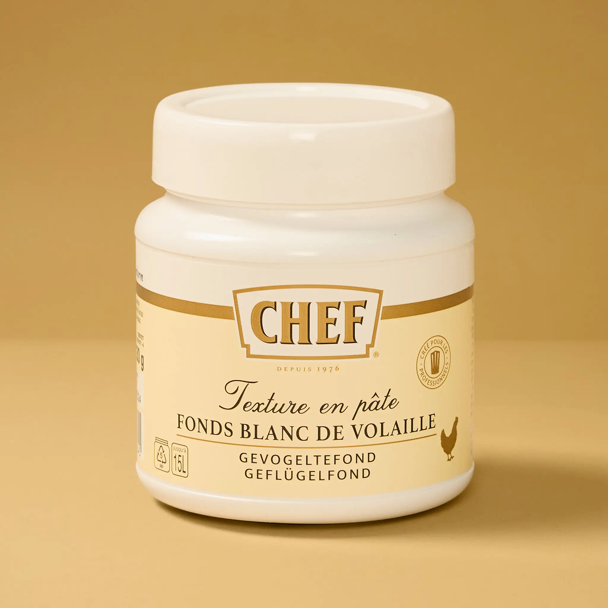 Fond Blc Volaille Pâte 630 CHEF 15l
