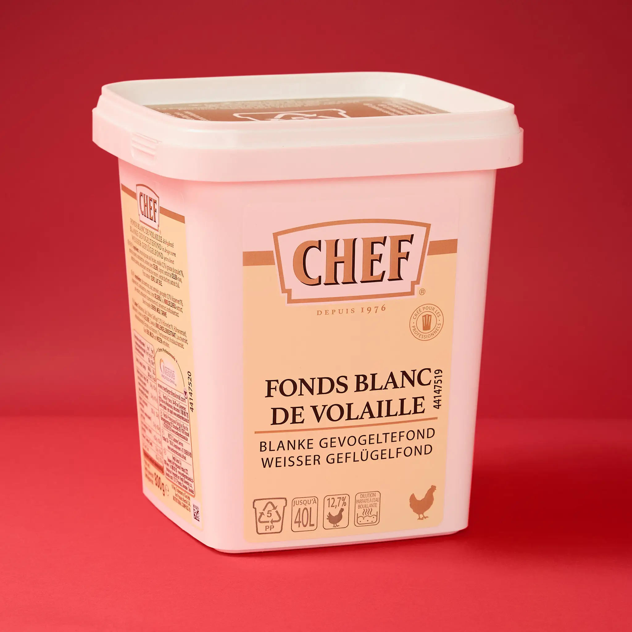 Fond Blanc Volaille   800g CHEF 40L