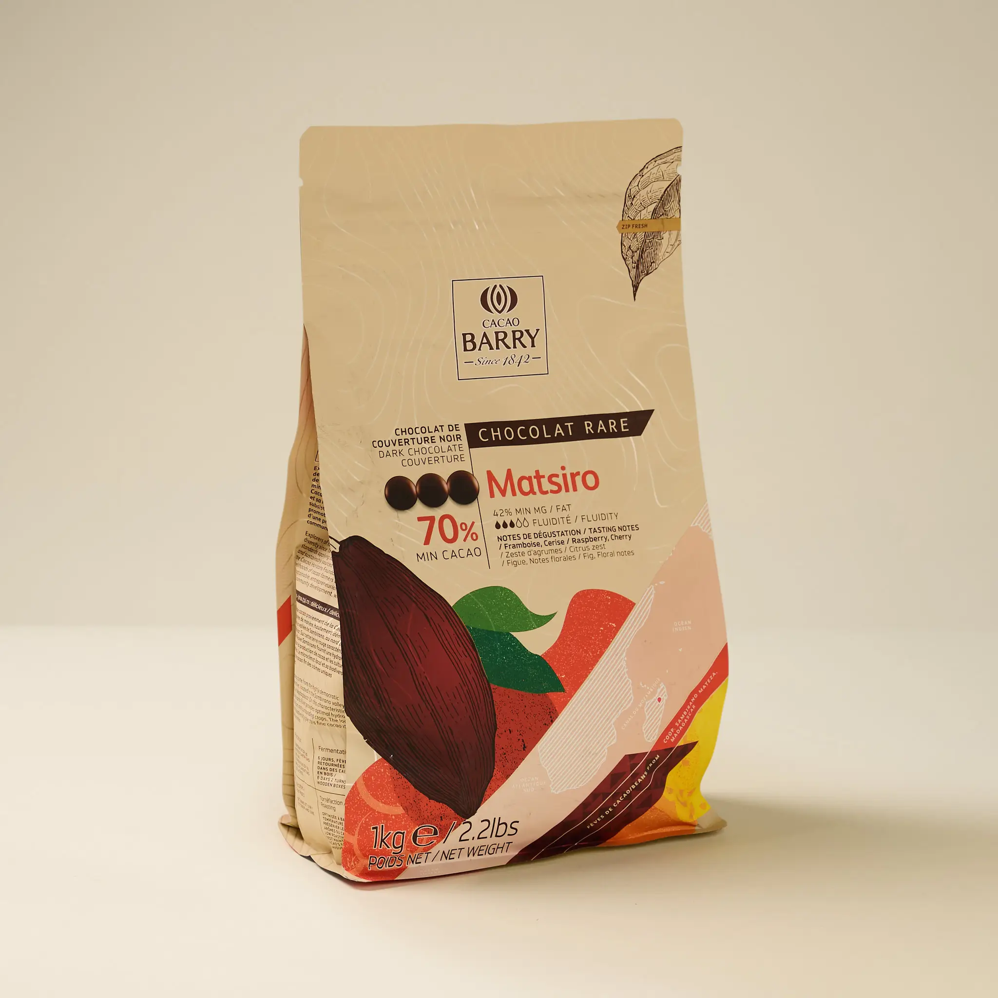 MATSIRO NOIR 70% 1kg MADAGASCAR BARRY