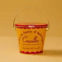 Seau pâte de fruit d'Auvergne metal 250g Cruzille